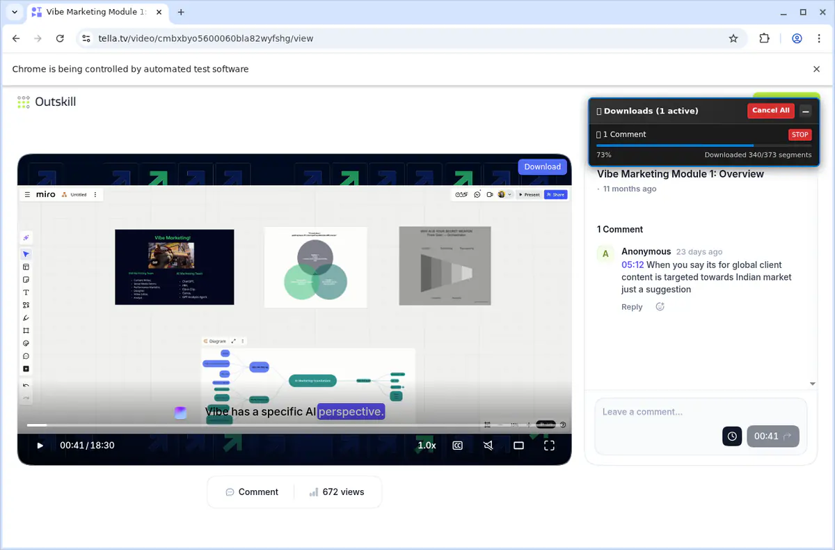 TellaTV Video Downloader screenshot 2